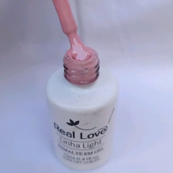Esmalte em Gel Real Love Linha Light cód: G080 12ml