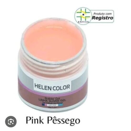 Gel Helen Color Pink Pêssego (Builder Gel) 20g