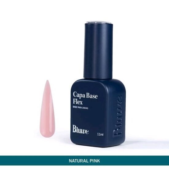 Gel Capa Base Bluwe Flex Natural Pink 11ml