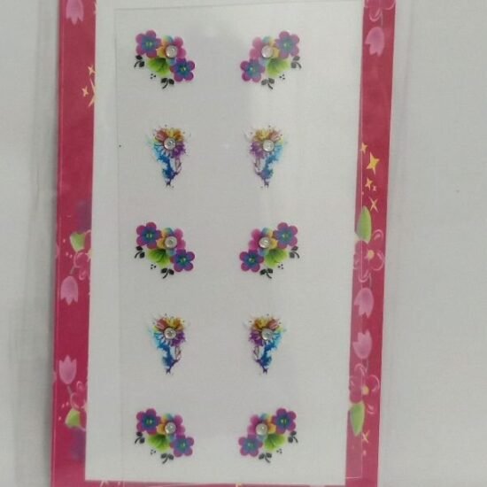 Adesivo para Unhas Bella / Cartela com 05 pares (108)