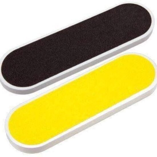Lixa para os Pés em E.V.A Dibl (Um Lado Lixa Preta outro Amarela) 01 uni Envio de Cores é Aleatório