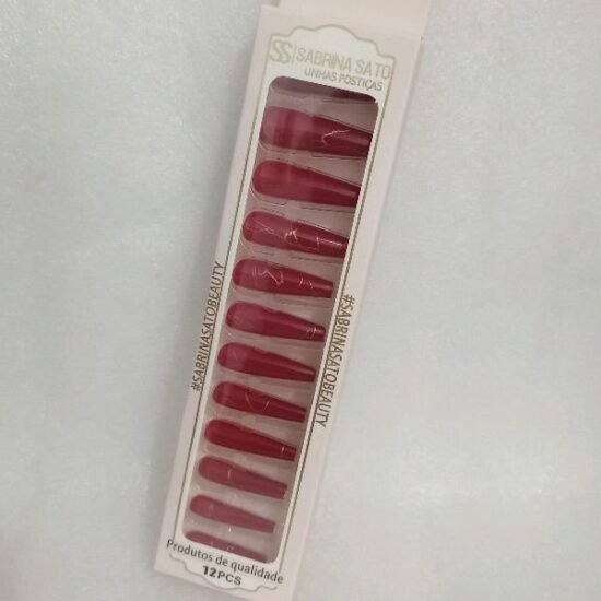 Unha Postiça Adulto Bailarina Decorada Sabrina Sato com 12 unidades (03)