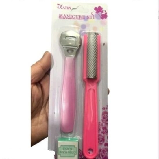 Debastador (Tira Calos) Y.atin Acompanha 1: Lixa Ralinho e 1: Caixinha c/ 10 Lâminas