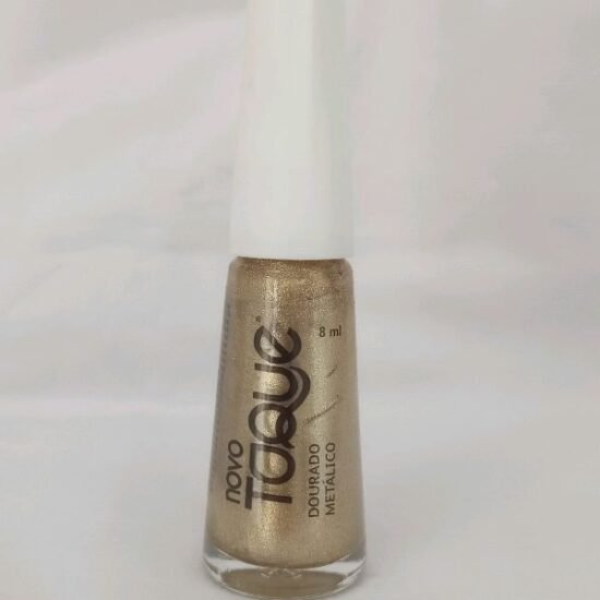 Esmalte Novo Toque Dourado Metálico 8ml