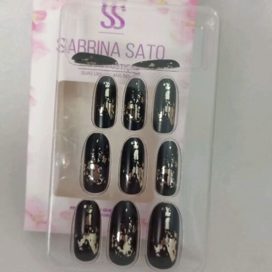 Unha Postiça Adulto Oval Sabrina Sato com 12 unidades (05)