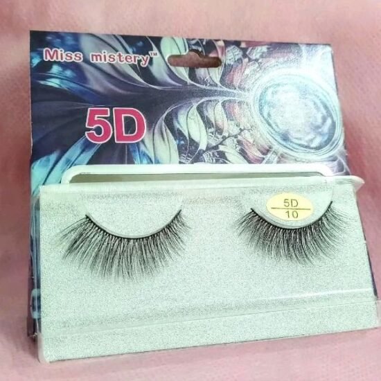Cílios Postiços Comum Miss Mistério 5D com 1 par