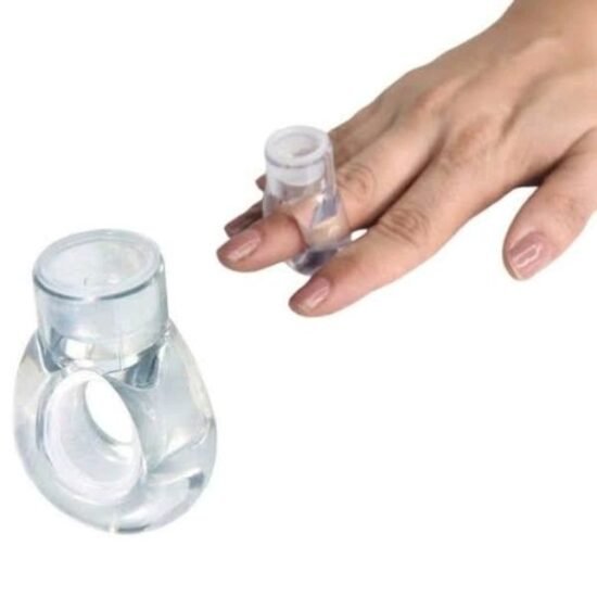 Anel de Acrilico Della & Delle Acompanha 2 Batoques