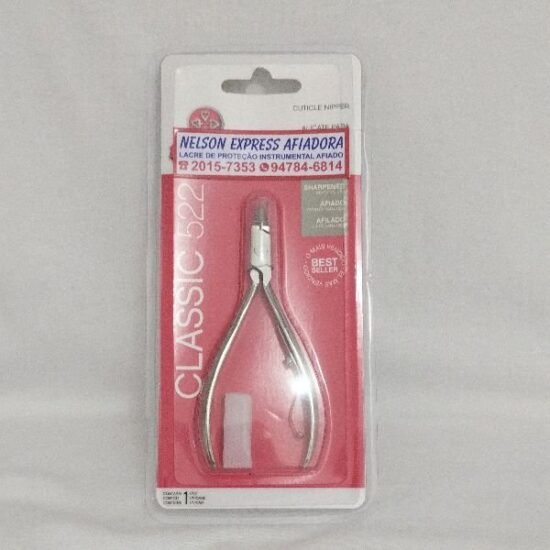 Alicate 522 Mundial para Cutícula só Aço Com Afiação da Empresa (Nelson Express)
