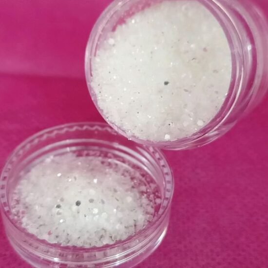 Glitter Branco Flocadinho Potinho