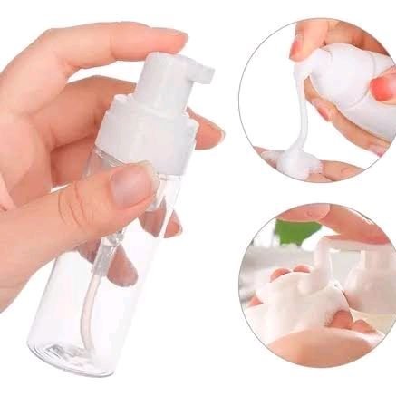 Pote Frasco Pump para Fazer Espuma Transparente 50ml