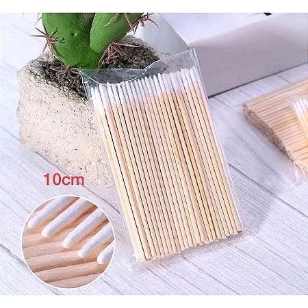 Palito com Algodão Médio com aproximadamente 80 unidades