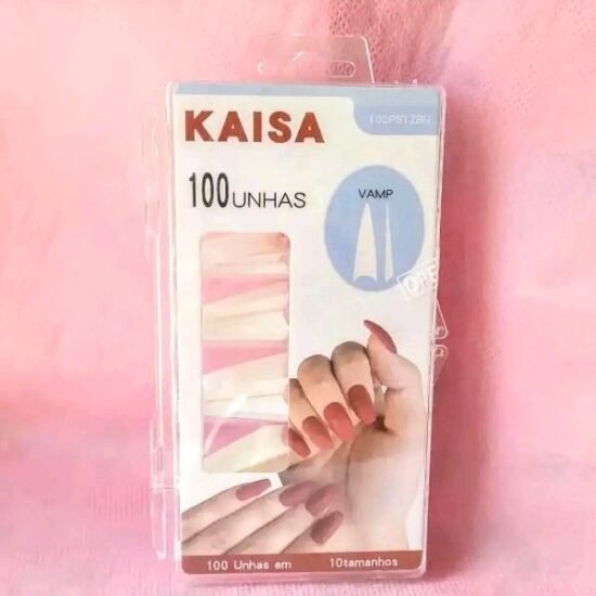Tips Stilleto Vamp Leitosa Kaisa Com 100 Unidades