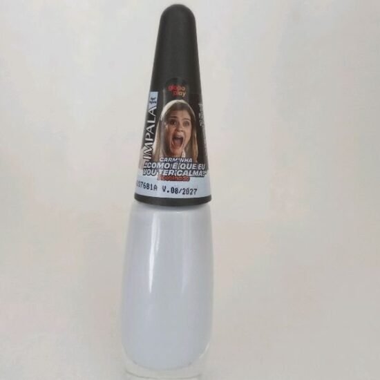 Esmalte Impala Globo Play Carminha Como é que eu vou ter Calma (Cintilante Grosso) 7,5ml