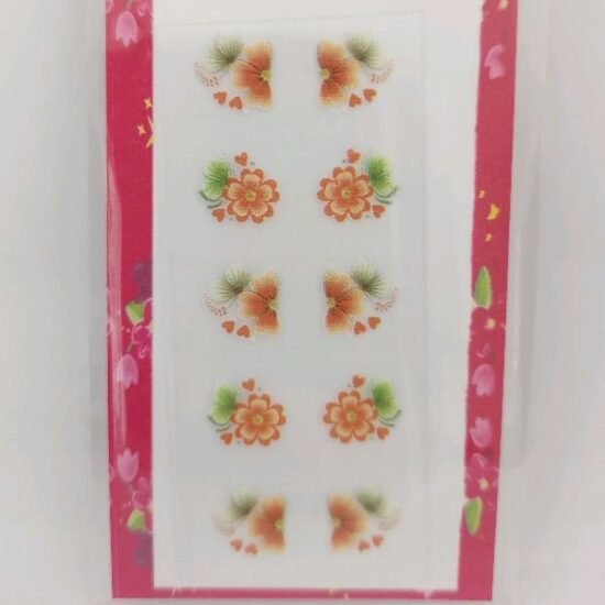 Adesivo para Unhas Bella / Cartela com 05 pares (44)