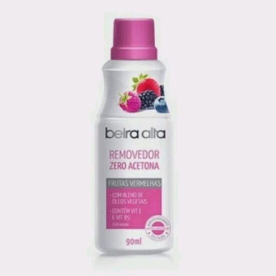 Removedor Sem Acetona Beira Alta Frutas Vermelhas 90ml