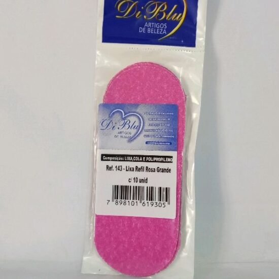 Lixa Refil para os Pés DiBlu Pacote com 10 unidades Rosa