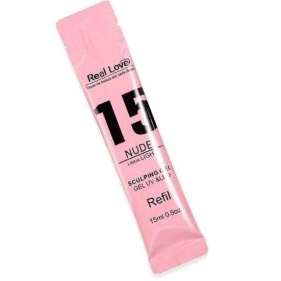 Gel Real Love 15 Sachê Nude TRADICIONAL 15ml