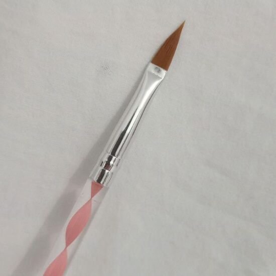 Pincel para Acrílico N:06 Cabo Rosa