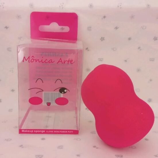 Esponja para Maquiagem Fofinha Rosa Pink