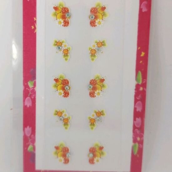 Adesivo para Unhas Bella / Cartela com 05 pares (66)