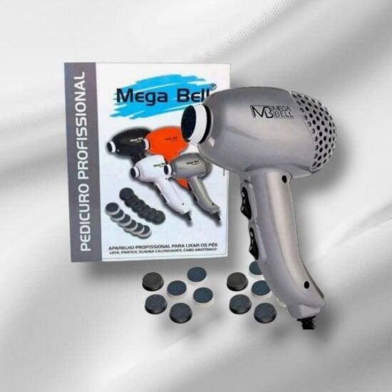 Pedicuro Compact Mega Bell Cinza *110v - NÃO É BIVOLT