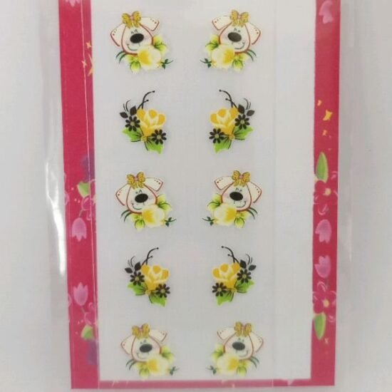 Adesivo para Unhas Bella / Cartela com 05 pares (17)