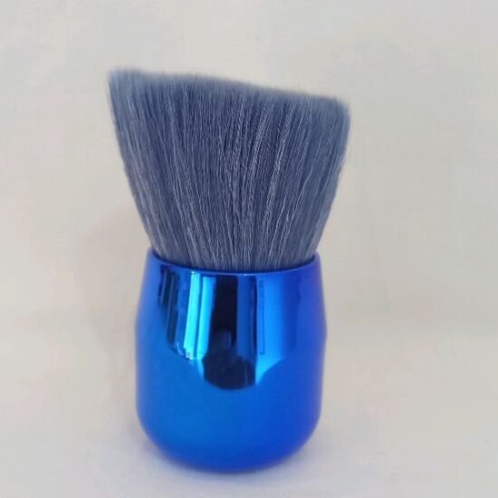 Espanador para Unha Cerdas Chafrandas Super Macio Azul