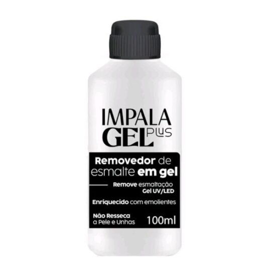 Removedor de Esmalte em Gel Impala 100ml (Não Resseca)