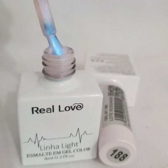 Esmalte em Gel Real Love Cintilante Efeito Asa de Borboleta cód: 188