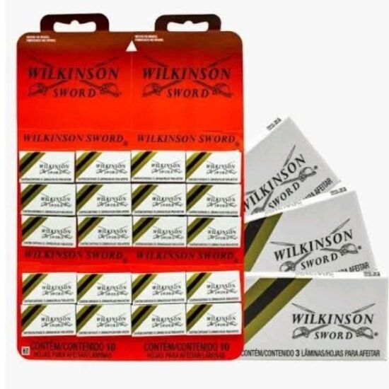 Lâmina Wilkinson Cartela com 20 Caixinhas (03 Lâminas cada Caixinha) cada caixinha sai por $ 1,90