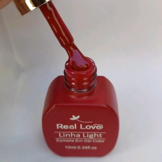 Esmalte em Gel Real Love Tampa Chaveiro cód : 156 10ml