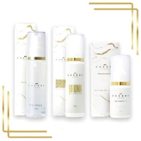 Cherry Kit Retenção Original= 01- Bruma 90ml / 01- Primer 90ml / 01- Finalizador 40ml