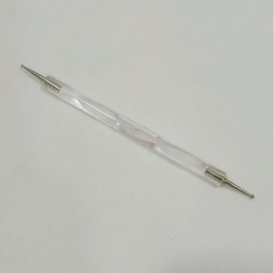 Boleador para Decoração de Unhas 2 pontas Branco