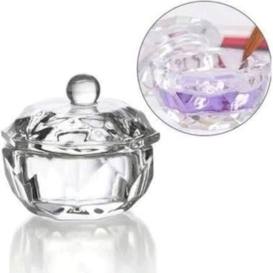 Dappen de Vidro com Tampa