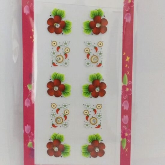 Adesivo para Unhas Bella / Cartela com 05 pares (23)