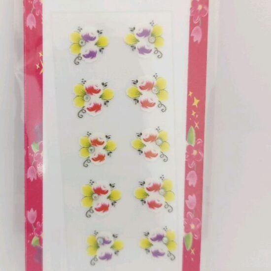 Adesivo para Unhas Bella / Cartela com 05 pares (105)