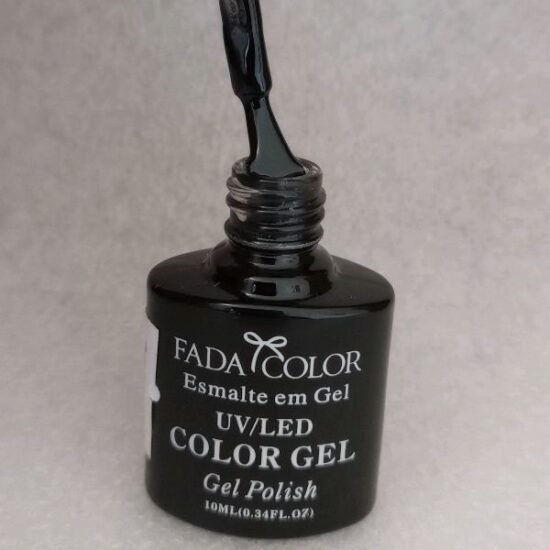 Esmalte em Gel Preto Fada Color cód: 01 - 10ml