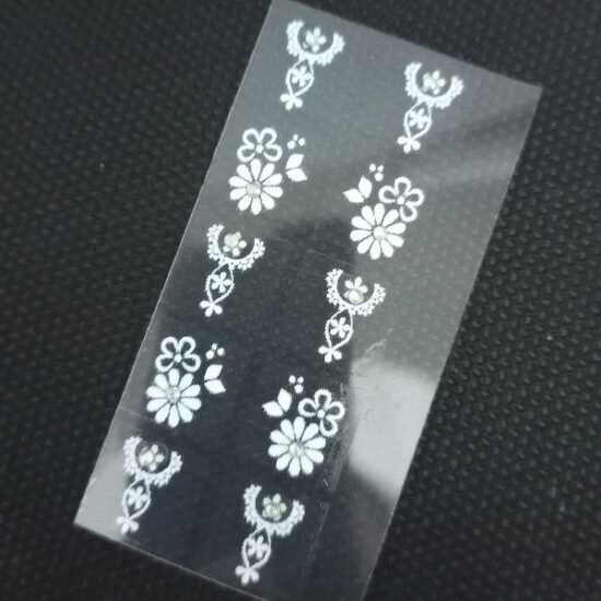 Adesivo para Unhas Bella / Cartela com 05 pares (B26)