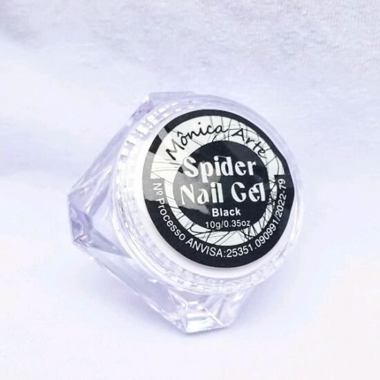 Spider Gel Preto (Efeito Teia) Monica Arte 10g