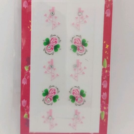 Adesivo para Unhas Bella / Cartela com 05 pares (91)