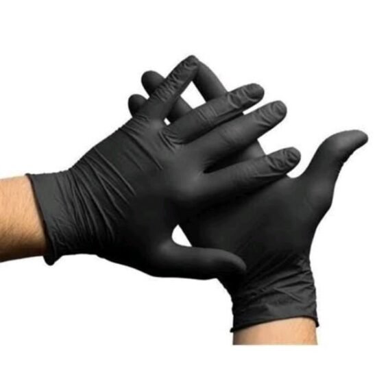 Luva Nitrilica Diblu (Tam: G) Preta sem Pó com 06 unidades (03 pares)