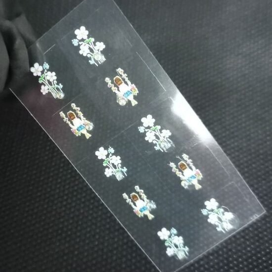 Adesivo para Unhas Bella / Cartela com 05 pares (B01)