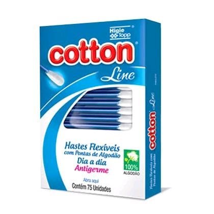 Cotonete Cotton Line com 75 Unidades