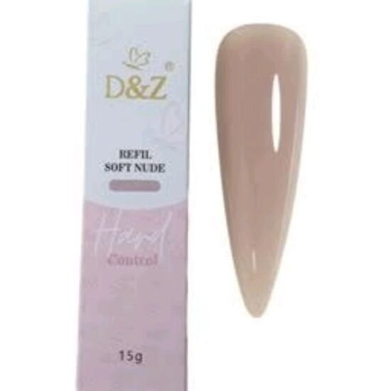 Gel D&Z Sachê Soft Nude 3 em 1 (HARD, Auto Nivelante, Control, NÃO Abre Curvatura) 15g