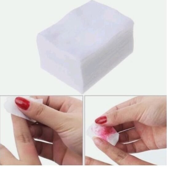 Lenço (Algodão Prensado) Removedor de _x000D_
Goma de Gel Aproximadamente 100 Unidades