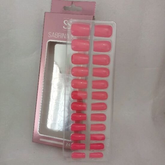 Unha Postiça Adulto Quadrada Média Sabrina Sato com 24 unidades (02)