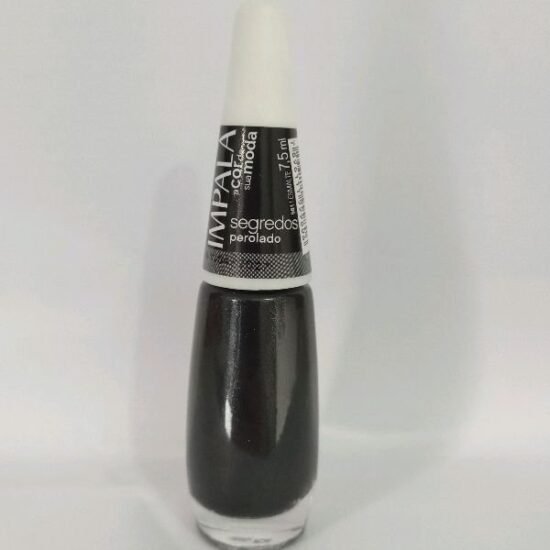 Esmalte Impala Segredos (Preto Perolado) 7,5ml