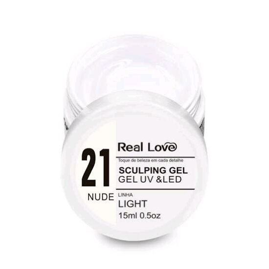 Gel Real Love 21 Branco Leitoso (Renda) TRADICIONAL 15g