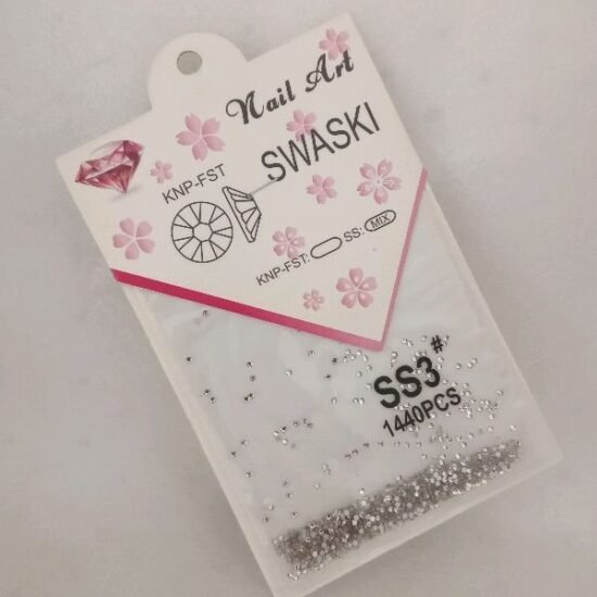 Strass Prata - SS3 (Pequeno) 1440PCS