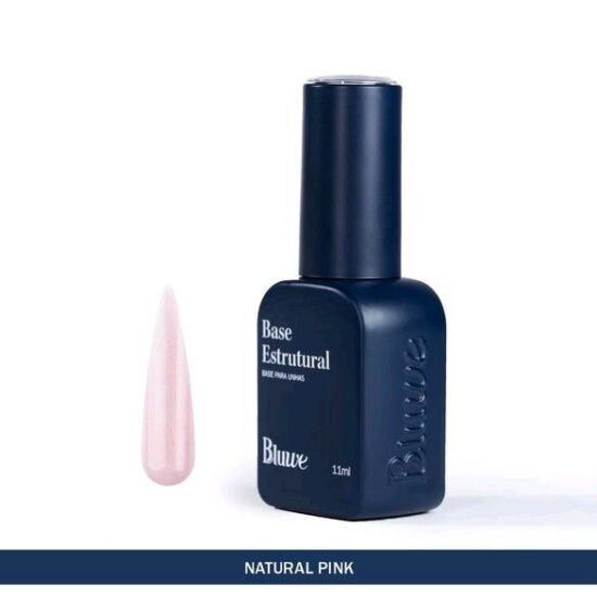Gel Capa Base Bluwe Estrutural Natural Pink 11ml